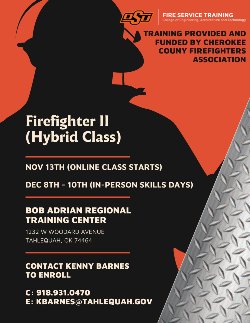 Firefighter II (Hybrid Class) - Online Class Starts | Indian Capital ...